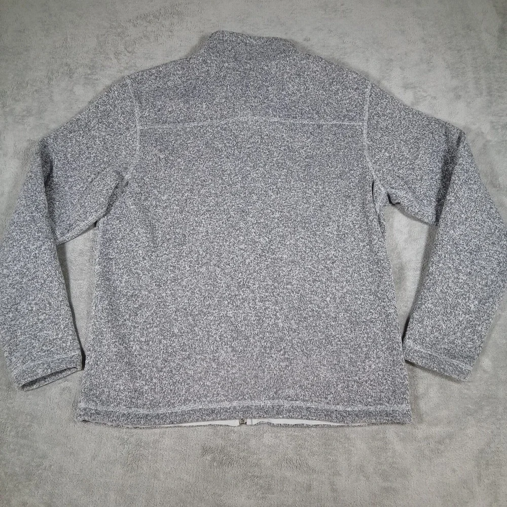 North Face Gordon Lyons Sweater Jacket Mens M Gray Fleece Hiking